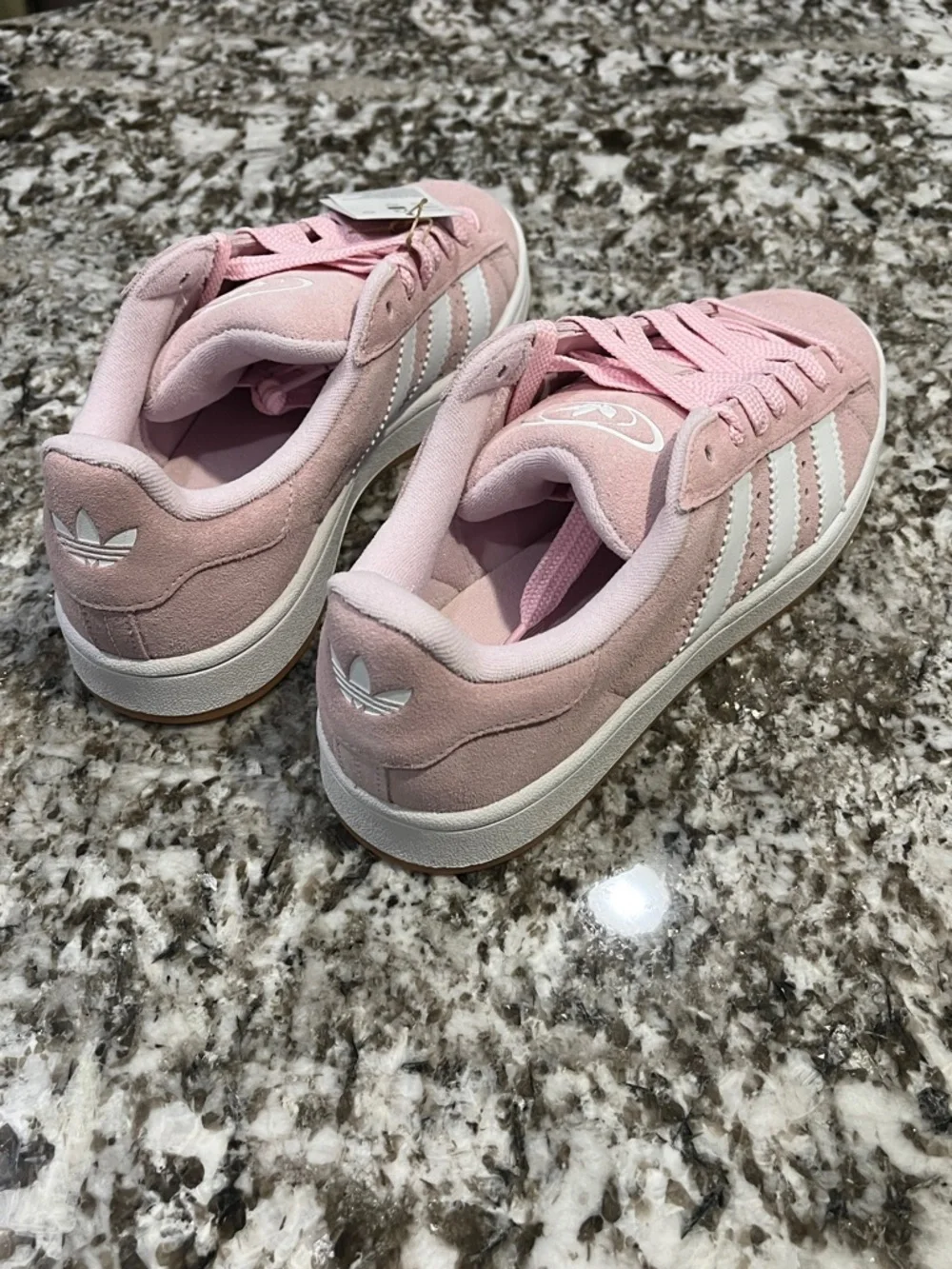 7Y / 8W adidas Campus 00s Pink White Stripes - Picture 6 of 9
